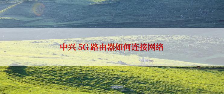 中兴 5G 路由器如何连接网络