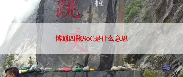 博通四核SoC是什么意思