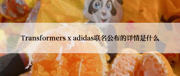 Transformers x adidas联名公布的详情是什么