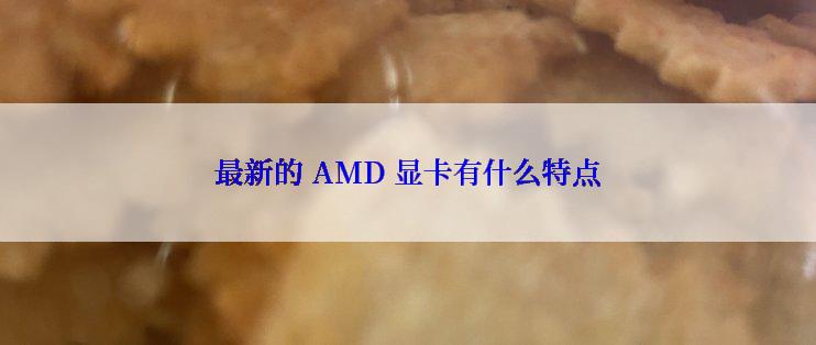 最新的 AMD 显卡有什么特点