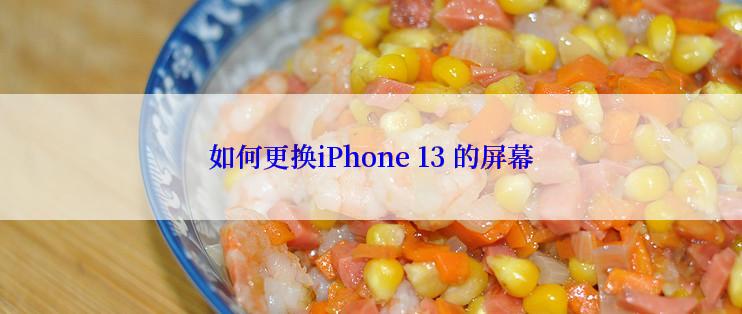 如何更换iPhone 13 的屏幕