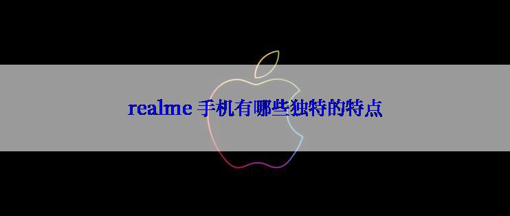 realme 手机有哪些独特的特点