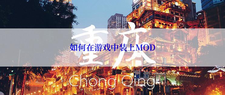 如何在游戏中装上MOD