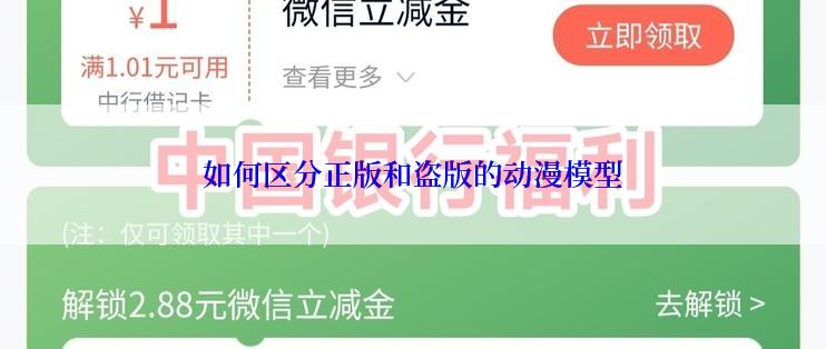 如何区分正版和盗版的动漫模型