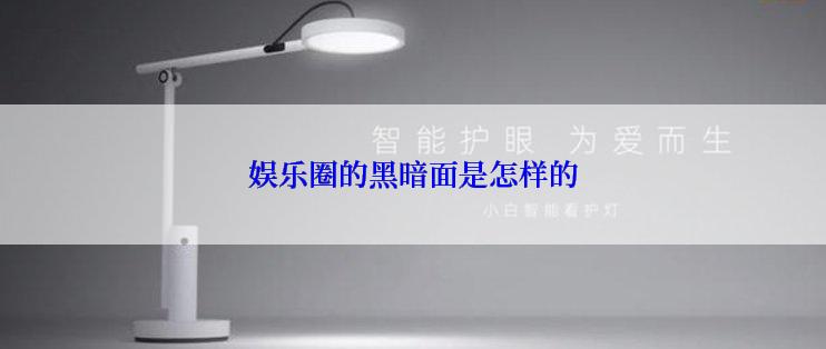 娱乐圈的黑暗面是怎样的