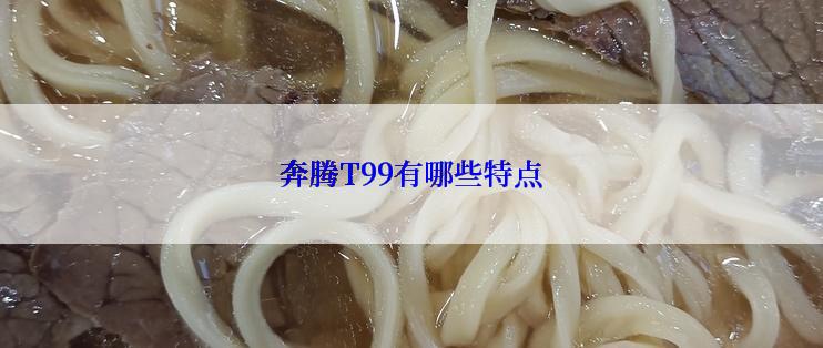 奔腾T99有哪些特点