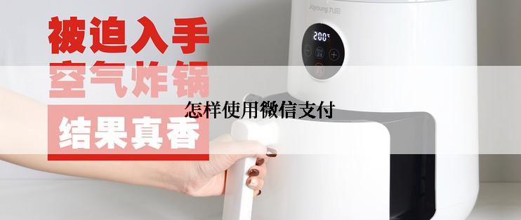 怎样使用微信支付