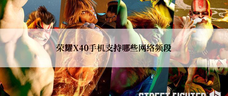 荣耀X40手机支持哪些网络频段