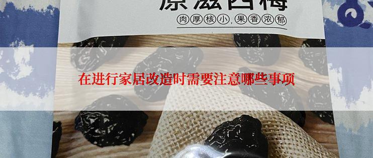 在进行家居改造时需要注意哪些事项