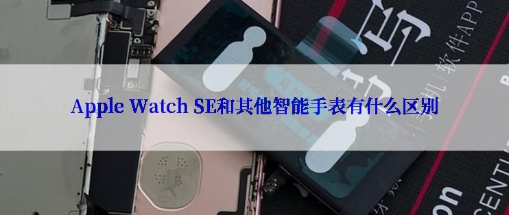 Apple Watch SE和其他智能手表有什么区别