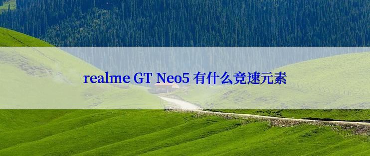 realme GT Neo5 有什么竞速元素