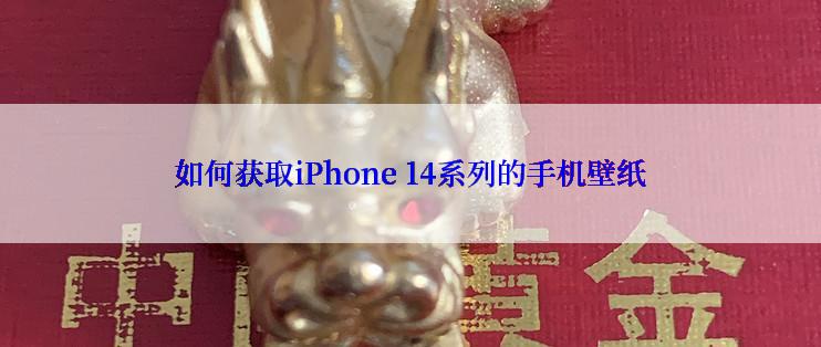 如何获取iPhone 14系列的手机壁纸