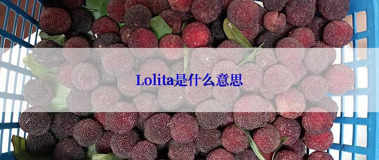 Lolita是什么意思