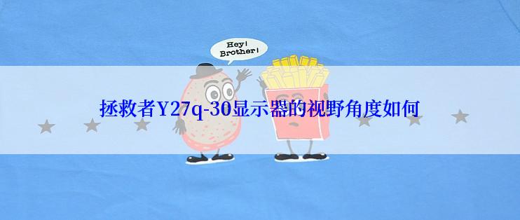 拯救者Y27q-30显示器的视野角度如何