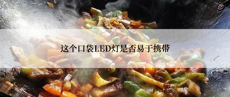 这个口袋LED灯是否易于携带