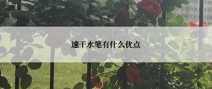 速干水笔有什么优点