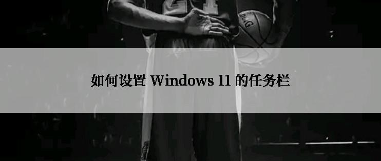 如何设置 Windows 11 的任务栏