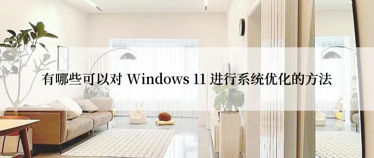 有哪些可以对 Windows 11 进行系统优化的方法