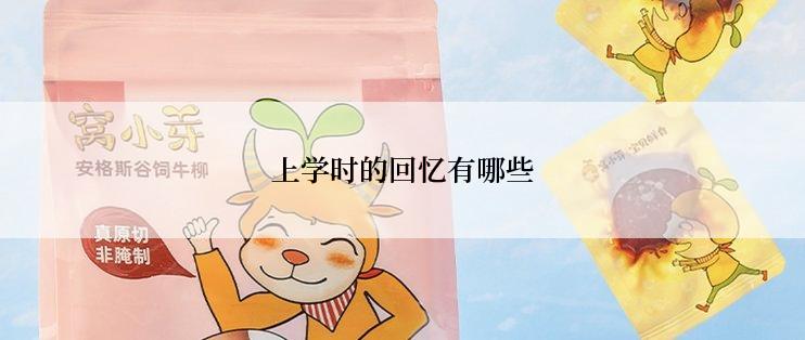 上学时的回忆有哪些