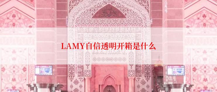 LAMY自信透明开箱是什么