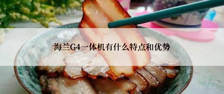 海兰G4一体机有什么特点和优势