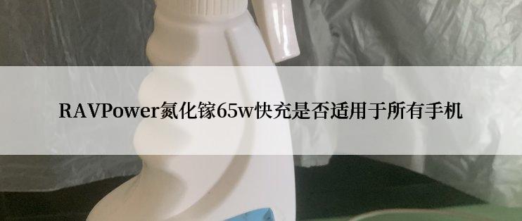 RAVPower氮化镓65w快充是否适用于所有手机