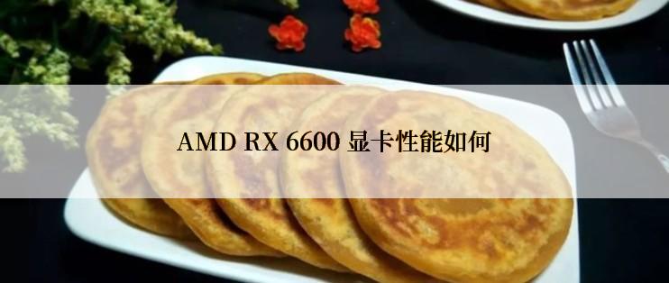 AMD RX 6600 显卡性能如何