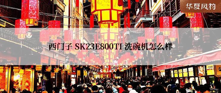 西门子 SK23E800TI 洗碗机怎么样