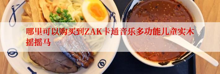 哪里可以购买到ZAK卡通音乐多功能儿童实木摇摇马