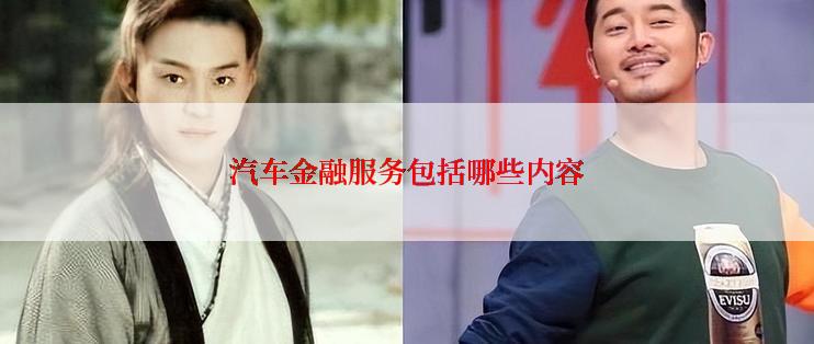 汽车金融服务包括哪些内容