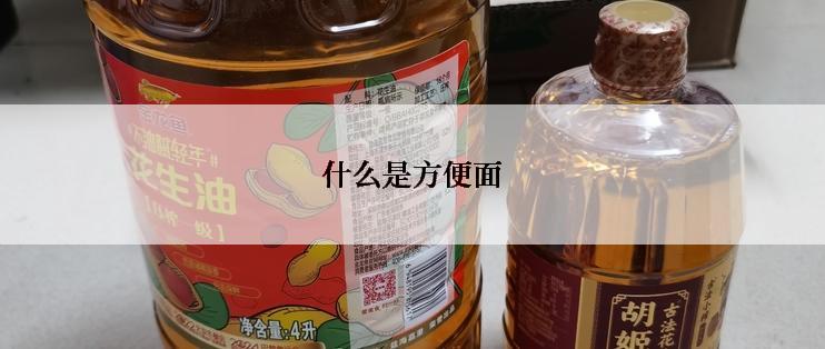 什么是方便面