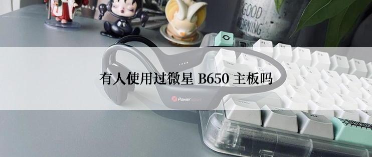 有人使用过微星 B650 主板吗