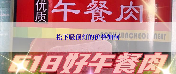 松下吸顶灯的价格如何