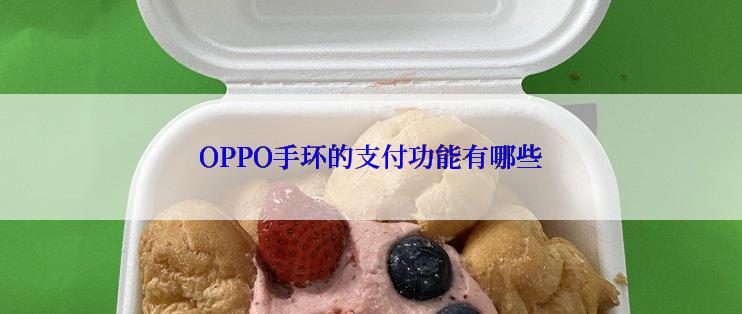 OPPO手环的支付功能有哪些