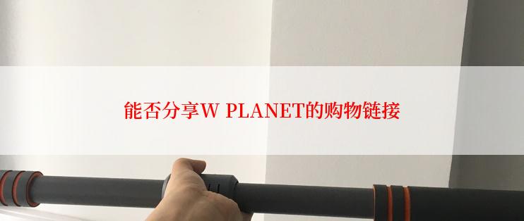 能否分享W PLANET的购物链接