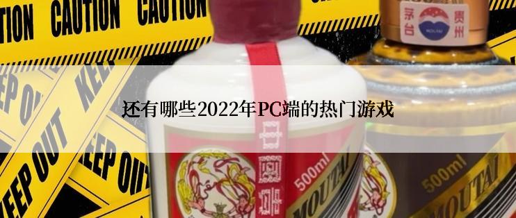 还有哪些2022年PC端的热门游戏