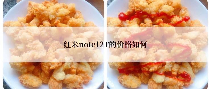 红米note12T的价格如何