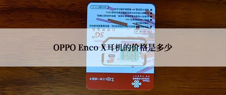 OPPO Enco X耳机的价格是多少