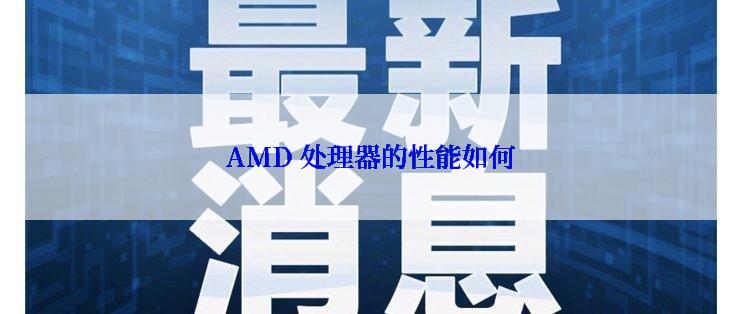 AMD 处理器的性能如何