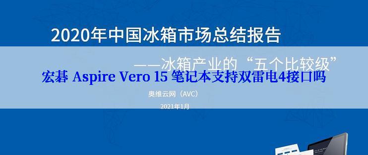 宏碁 Aspire Vero 15 笔记本支持双雷电4接口吗