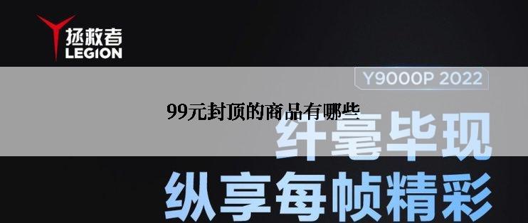 99元封顶的商品有哪些