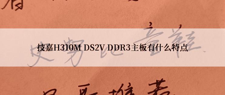 技嘉H310M DS2V DDR3主板有什么特点