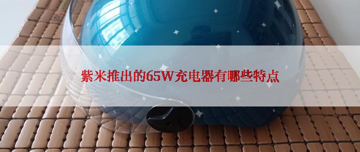 紫米推出的65W充电器有哪些特点