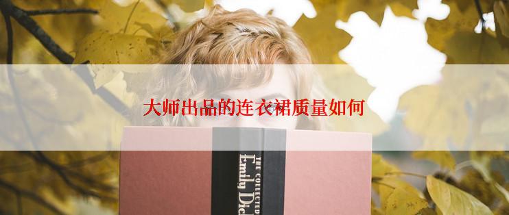 大师出品的连衣裙质量如何