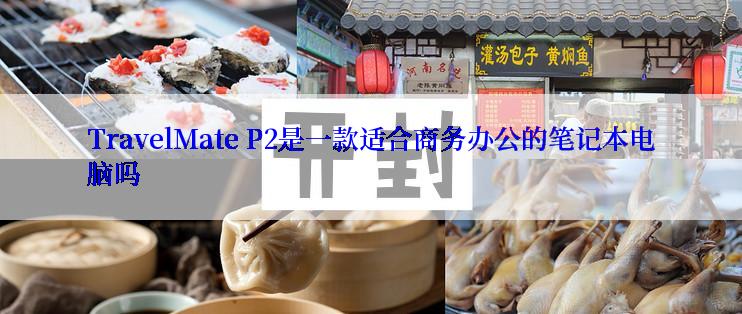 TravelMate P2是一款适合商务办公的笔记本电脑吗