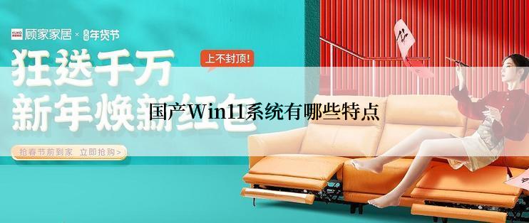 国产Win11系统有哪些特点