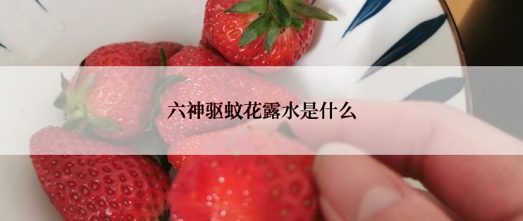 六神驱蚊花露水是什么