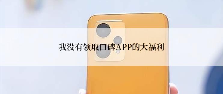 我没有领取口碑APP的大福利