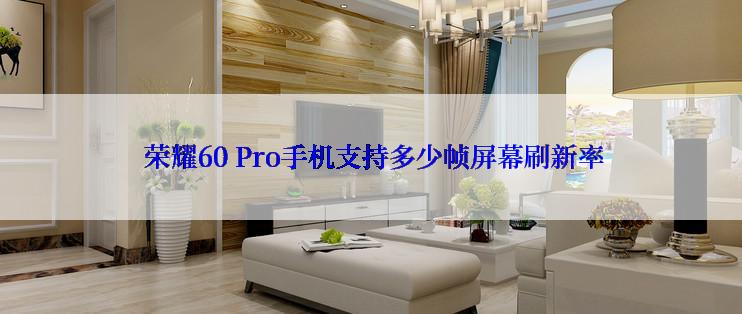  荣耀60 Pro手机支持多少帧屏幕刷新率