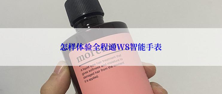 怎样体验全程通W8智能手表